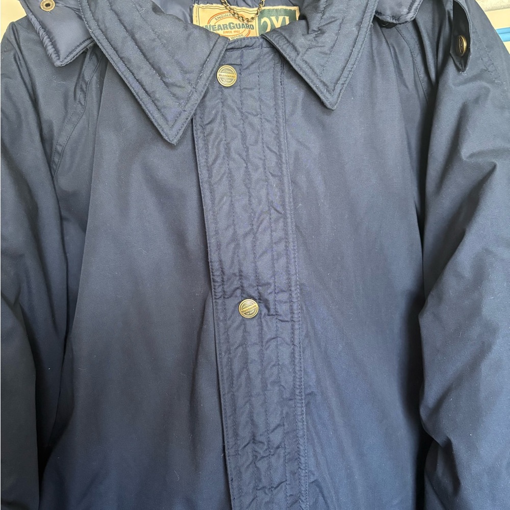 WearGuard Men's Navy Performance Coat with detachable hood